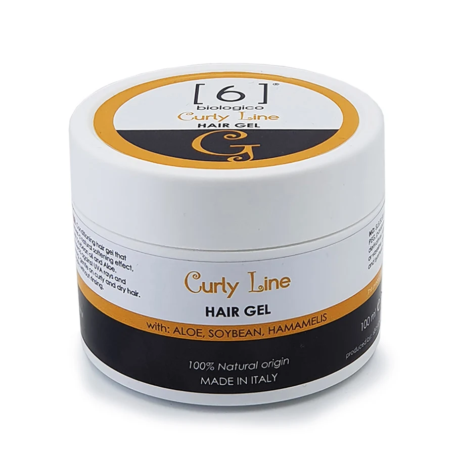 All Natural Modelling Hair Gel for Curly Hair with Aloe, Soybean and Hamamelis - Made in Italy