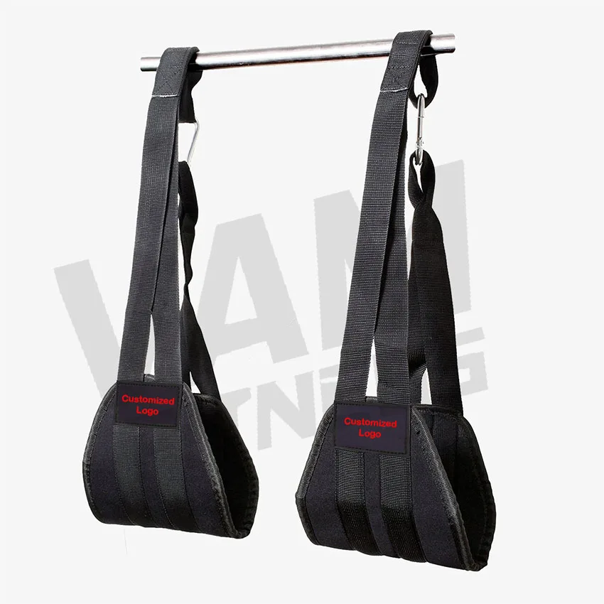 
Изготовленным на заказ логосом мышц брюшного здания Слинг бретели для нижнего белья в основных силовых тренировок фитнеса АВ слинг Плечевой ремень 