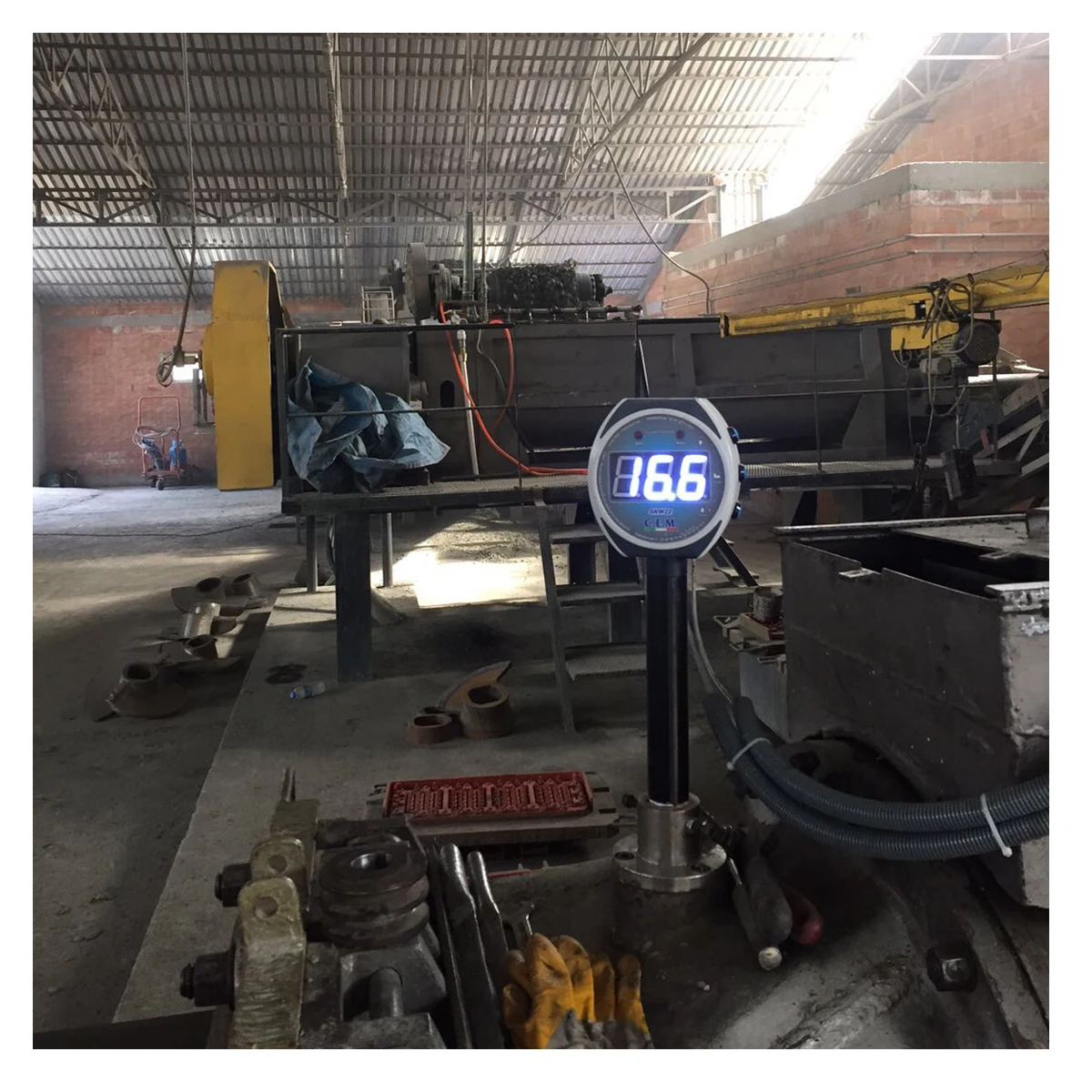 Italian best quality extrusion pressure and temperature digital plastometer for red bricks manufacturing