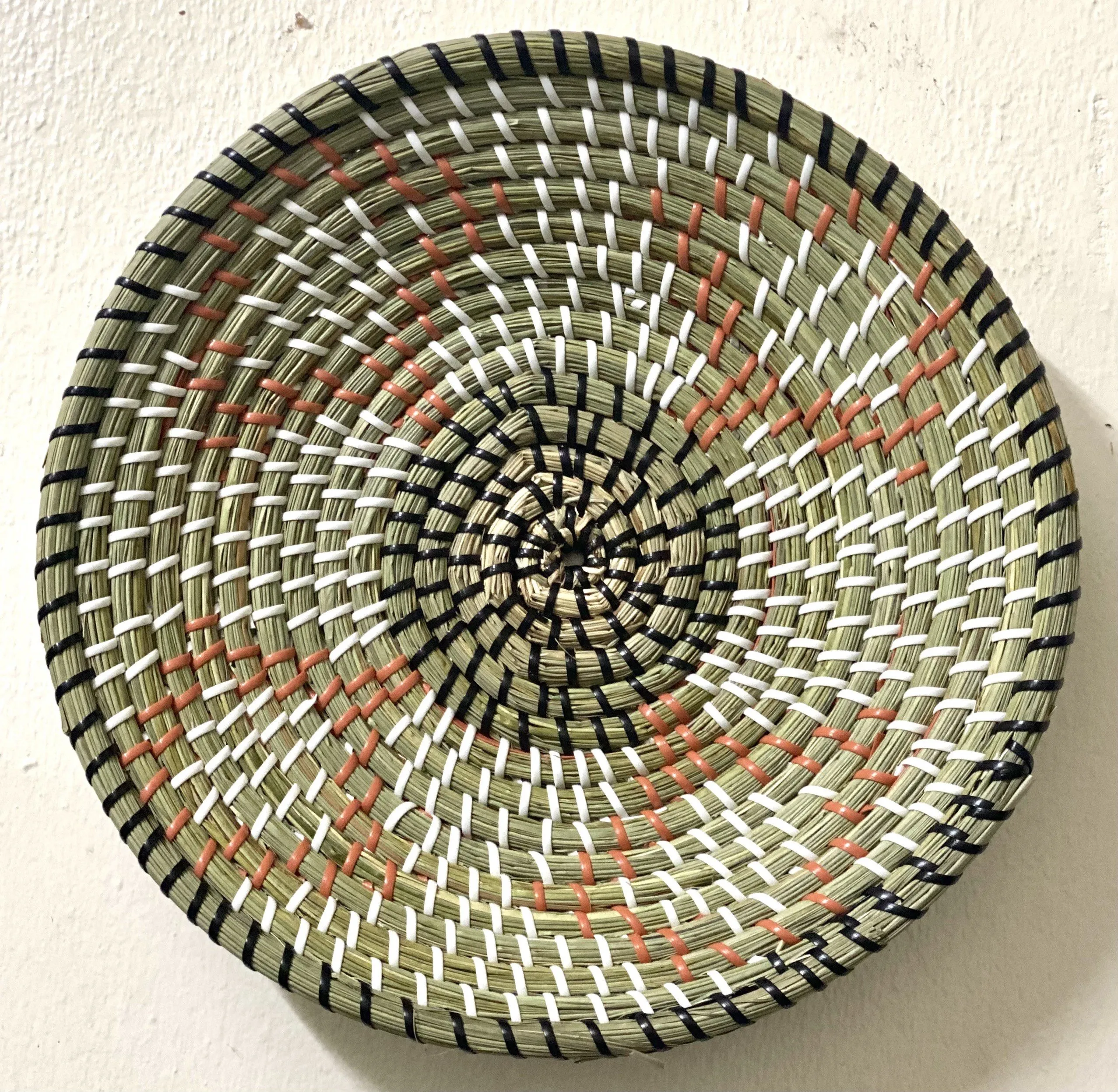 Set 8 Items Hang Wall Decor Seagrass Baskets Customized Quantity Living Room Decoration Cafe Decoration