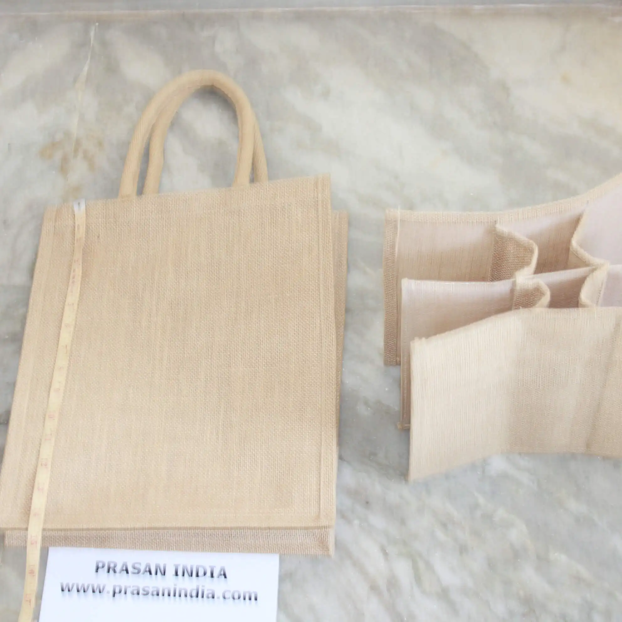 six bottle bag for carrying bottle of 1.5 liters made in high quality jute