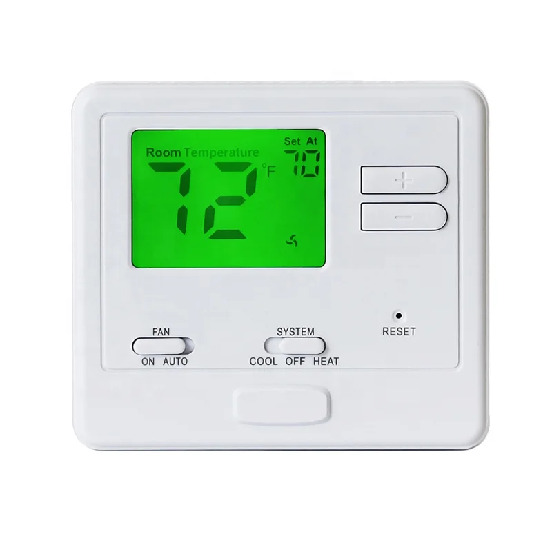 LCD FCU Manual Heating 24V Room Thermostat for Underfloor Water Heating System