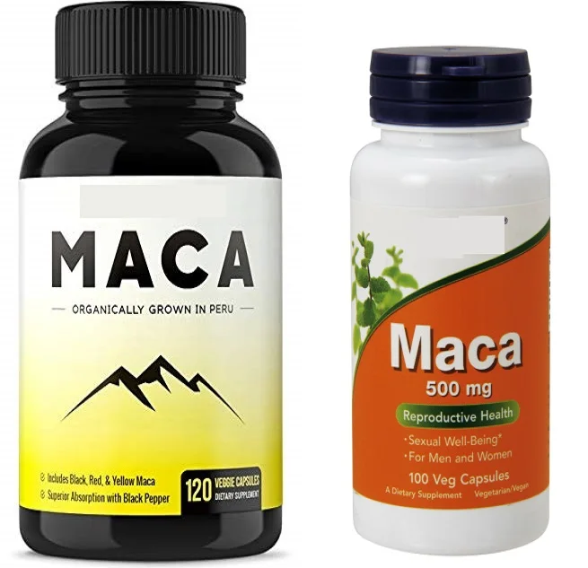 100% натуральный порошок корня маки, корневые капсулы Маки