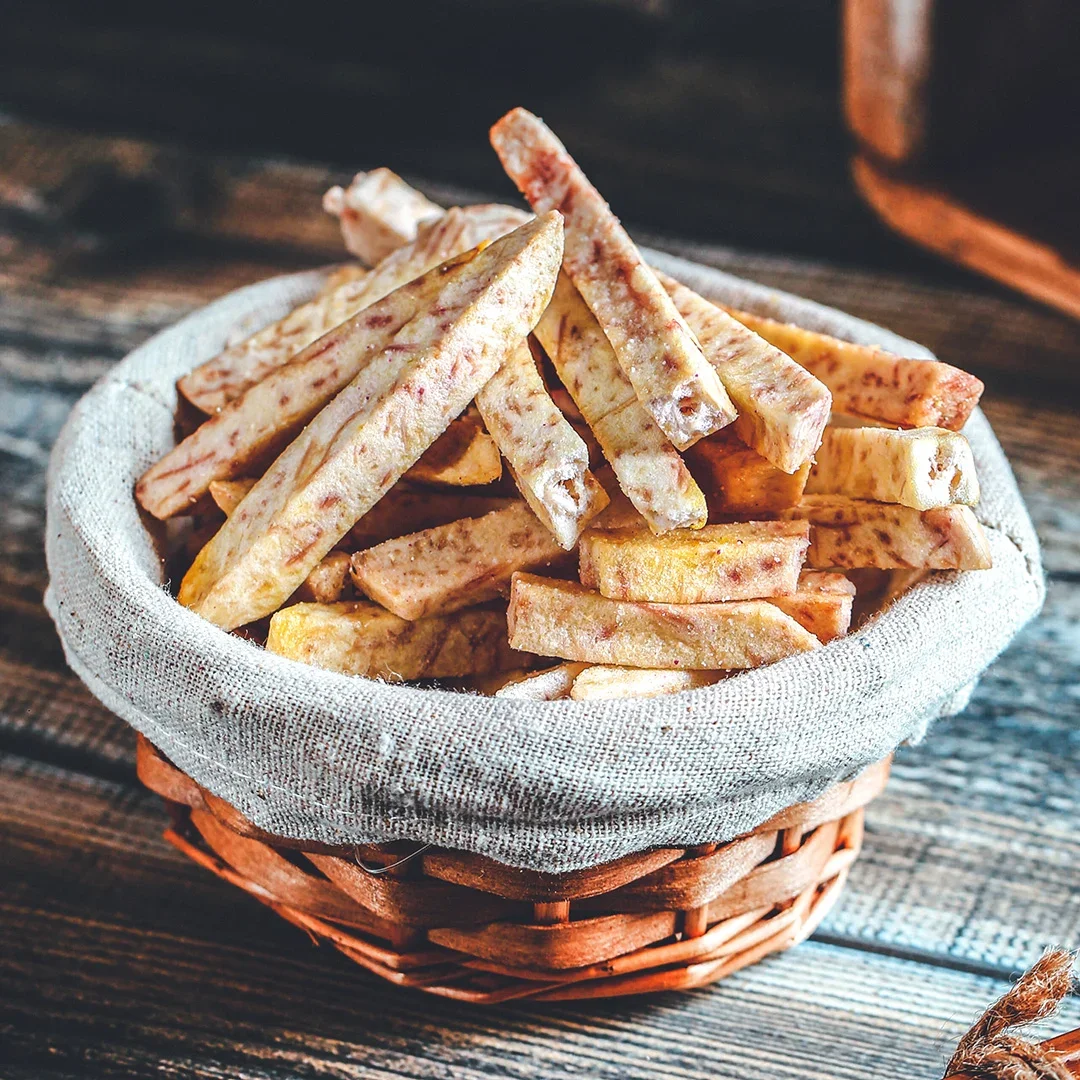 TASTY TARO CHIPS - CRISPY SWEET POTATO SNACK - DRIED VEGETABLES CHIPS FOR HEALTH FROM VIETNAM WHOLESALER WITH CHEAPEST PRICE