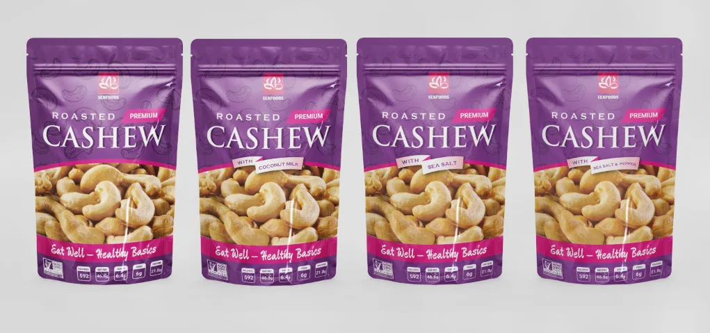 Roasted cashew nut w320 Vietnam cashew nut kernel HACCP, ISO 22000:2018