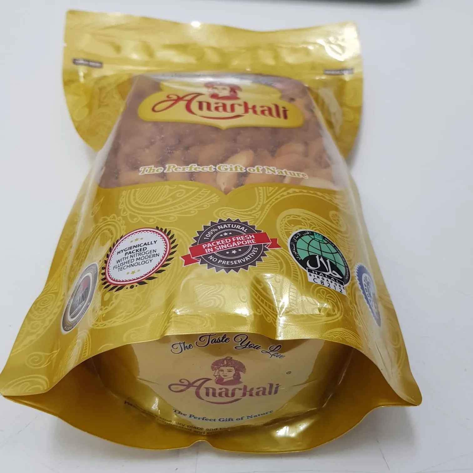 
Top Selling Anarkali Brand Salty 500g Roasted Cashew Nuts Cashew Kernel 