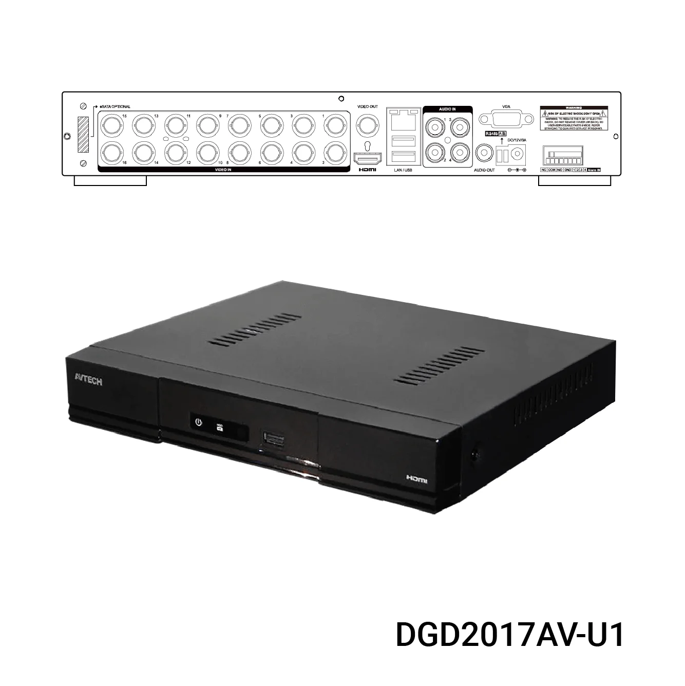 Original 16ch dvr h264 h.265 best dvr 5MP AVTECH APP CCTV DVR