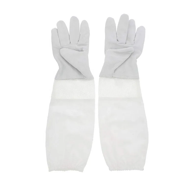 Пчеловодческие перчатки из воловьей кожи с усиленными манжетами