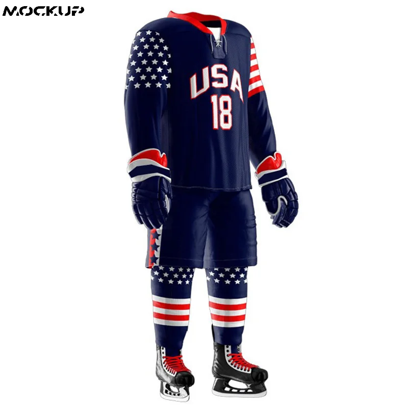 Популярный товар дизайн вашей собственной униформы для хоккея с шайбой унисекс низкая цена Лидер продаж униформа команды