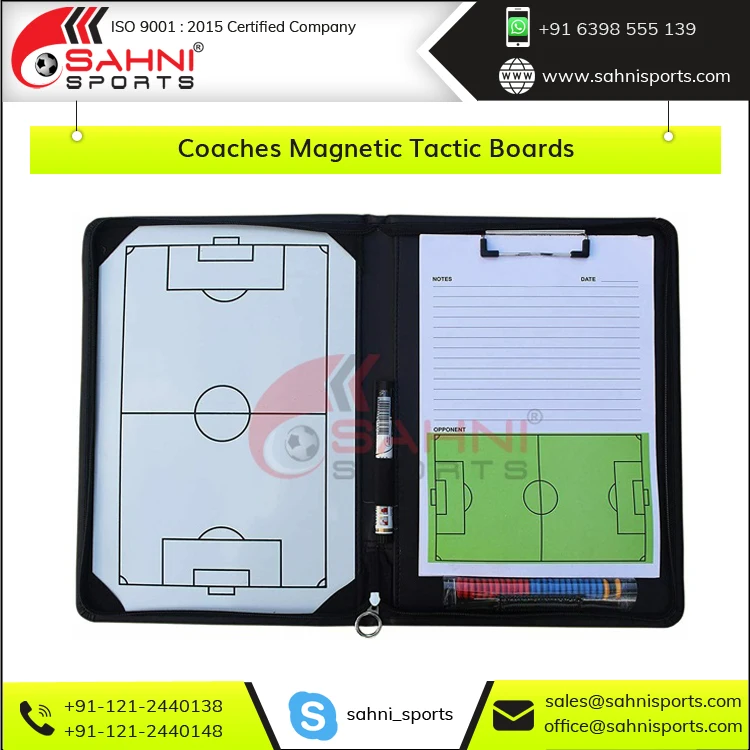 Leading Manufacturer of High Quality Football & Soccer Training Coaches Magnetic Tactic Board at Wholesale Price