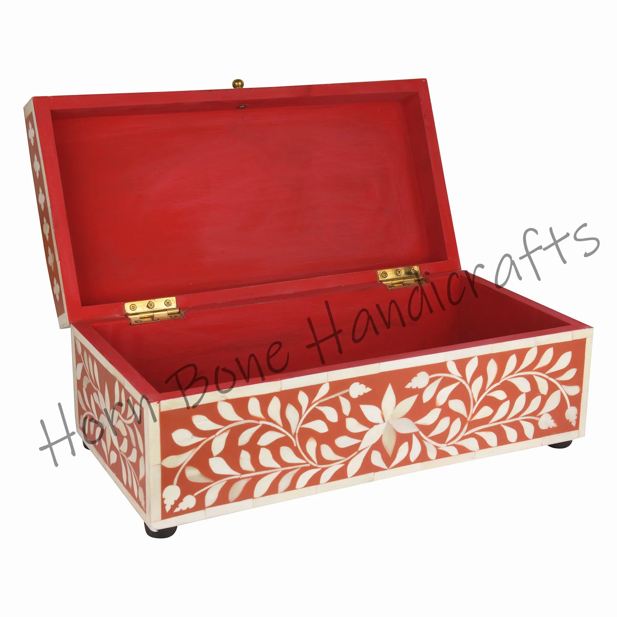Custom Size & Design Floral Bone Inlay Jewelry Box Highly Crafted Mother of Pearl Storage Decorative Box Manufacturer In India