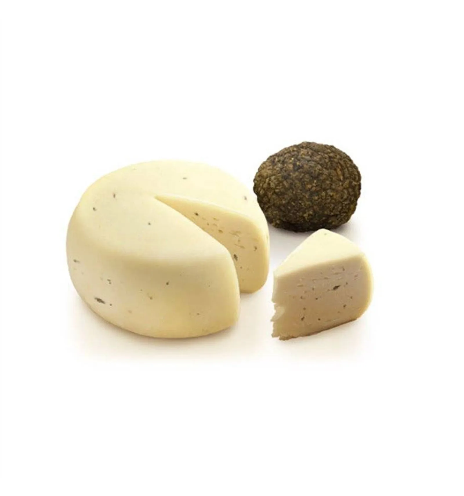 
TRUFFLE CHEESE ITALIAN hard or semi hard CHEESE with black truffle 