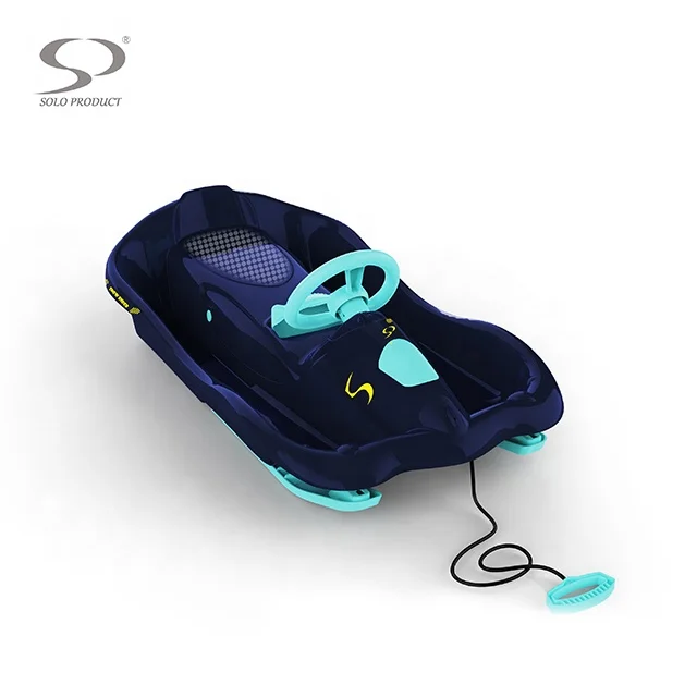 Steerable Snow Sled with brakes