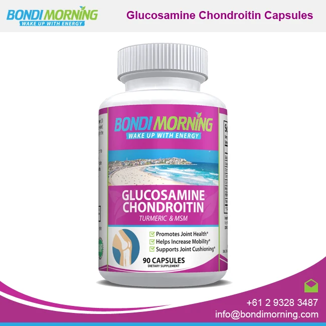 100% Natural Health Supplement Glucosamine Chondroitin MSM Capsules