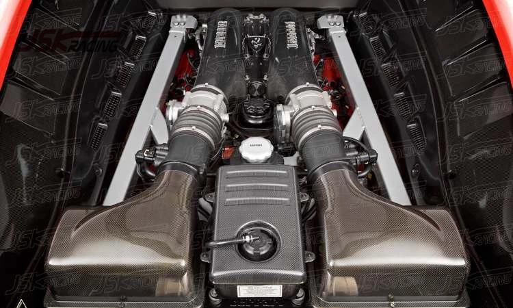  Крышка двигателя из углеродного волокна 2005-2009 (4 шт.) для FERRARI 430