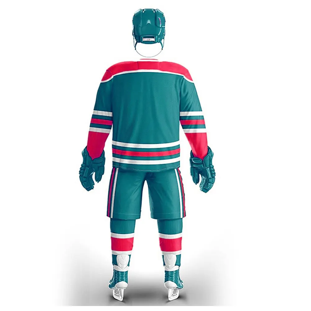 Спортивная униформа для хоккея с шайбой из 100% полиэстера взрослых