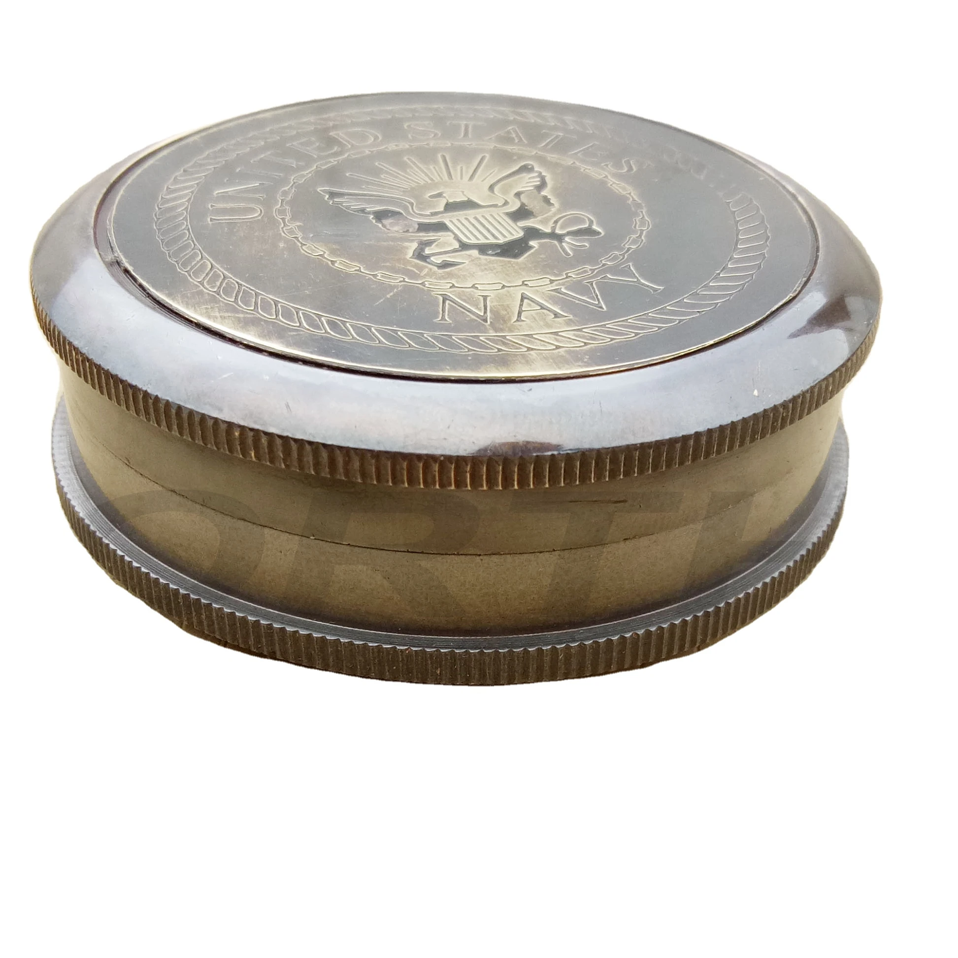 Антикварный поэмосный компас с деревянной подарочной коробкой-гравированный компас-индивидуальный подарок