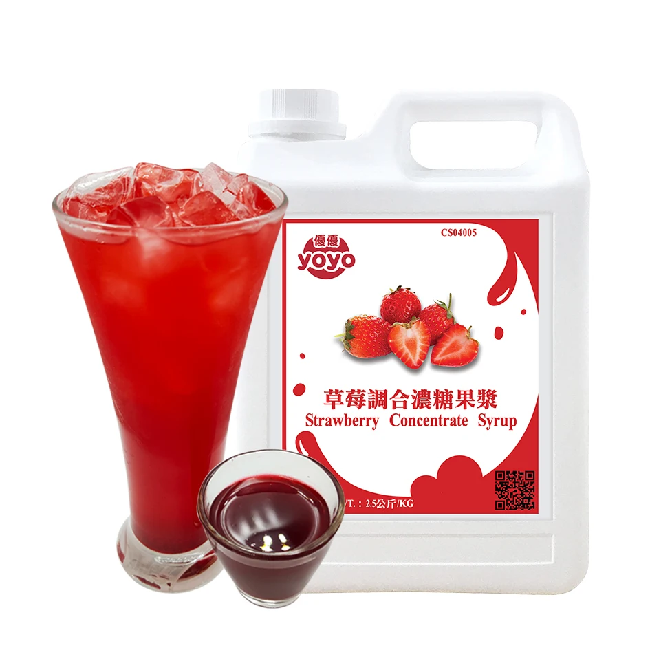 Фруктовый концентрат сироп с клубничным ароматом пузырьковый чай напитки Тайвань