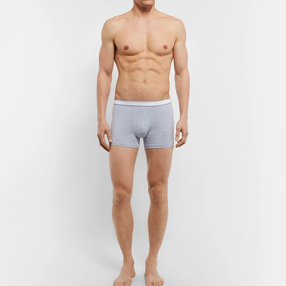 Высококачественное мужское хлопковое нижнее белье под заказ, мужские трусы-боксеры, мужское нижнее белье, трусы