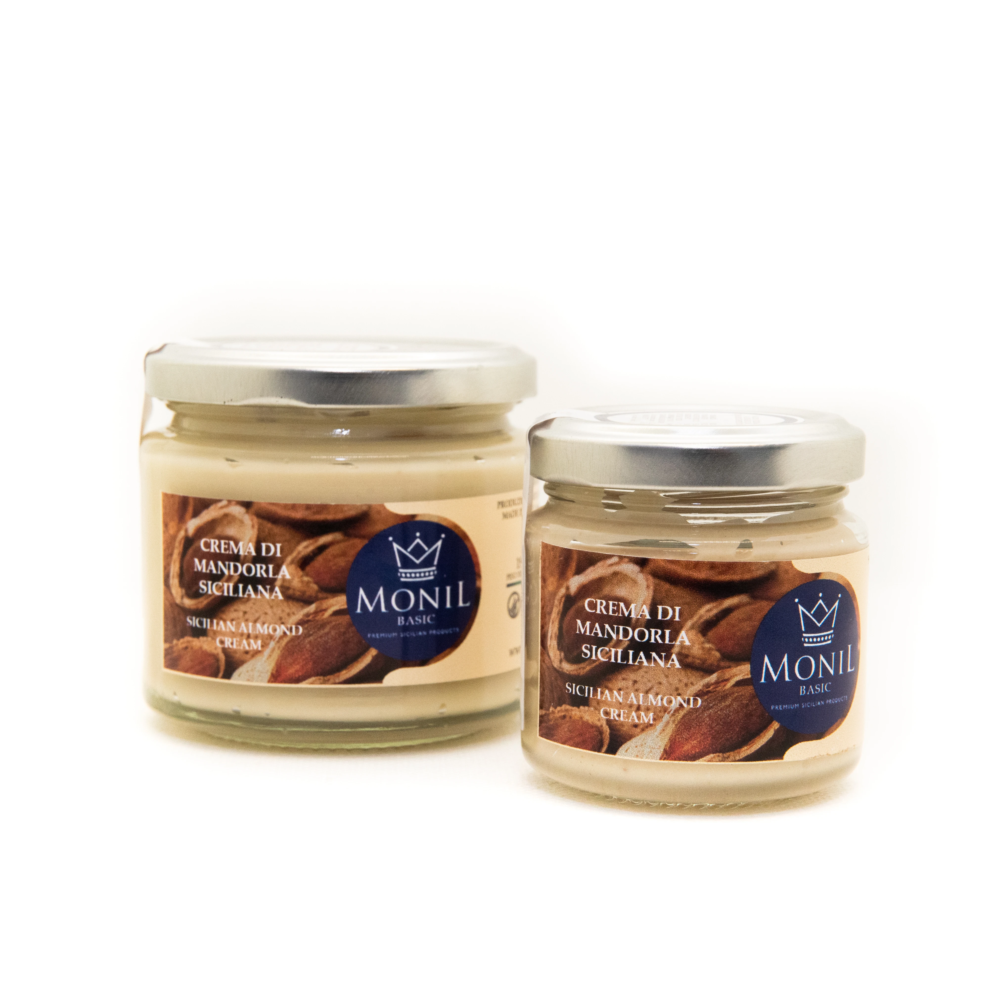 
Sicilian almond cream 18 kg MONIL Business, spread cream without palm oil and with 36% sicilian almond 