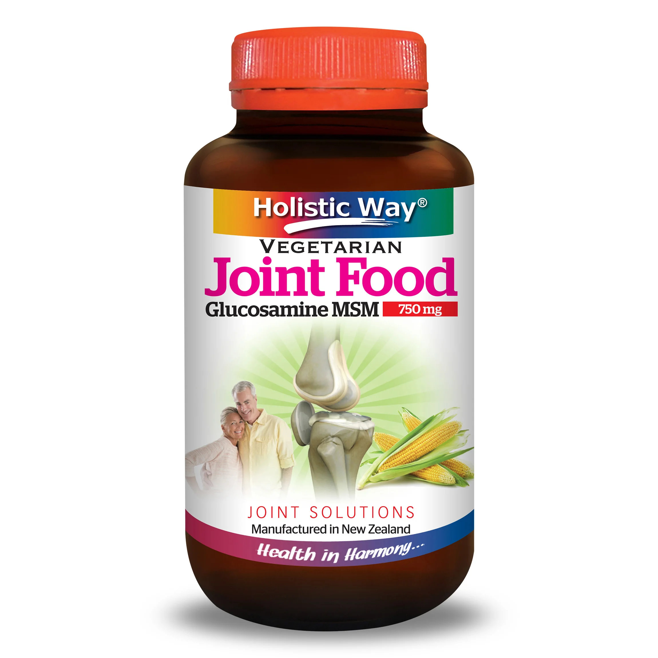 137g Sports Supplements Holistic Way Vegetarian Joint Food With 120 Vegetarian Capsules made in Canada