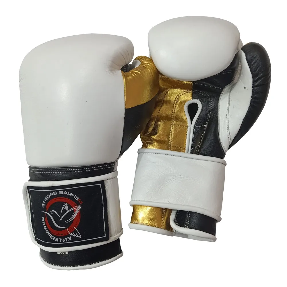 Paper leather boxing gloves for sale