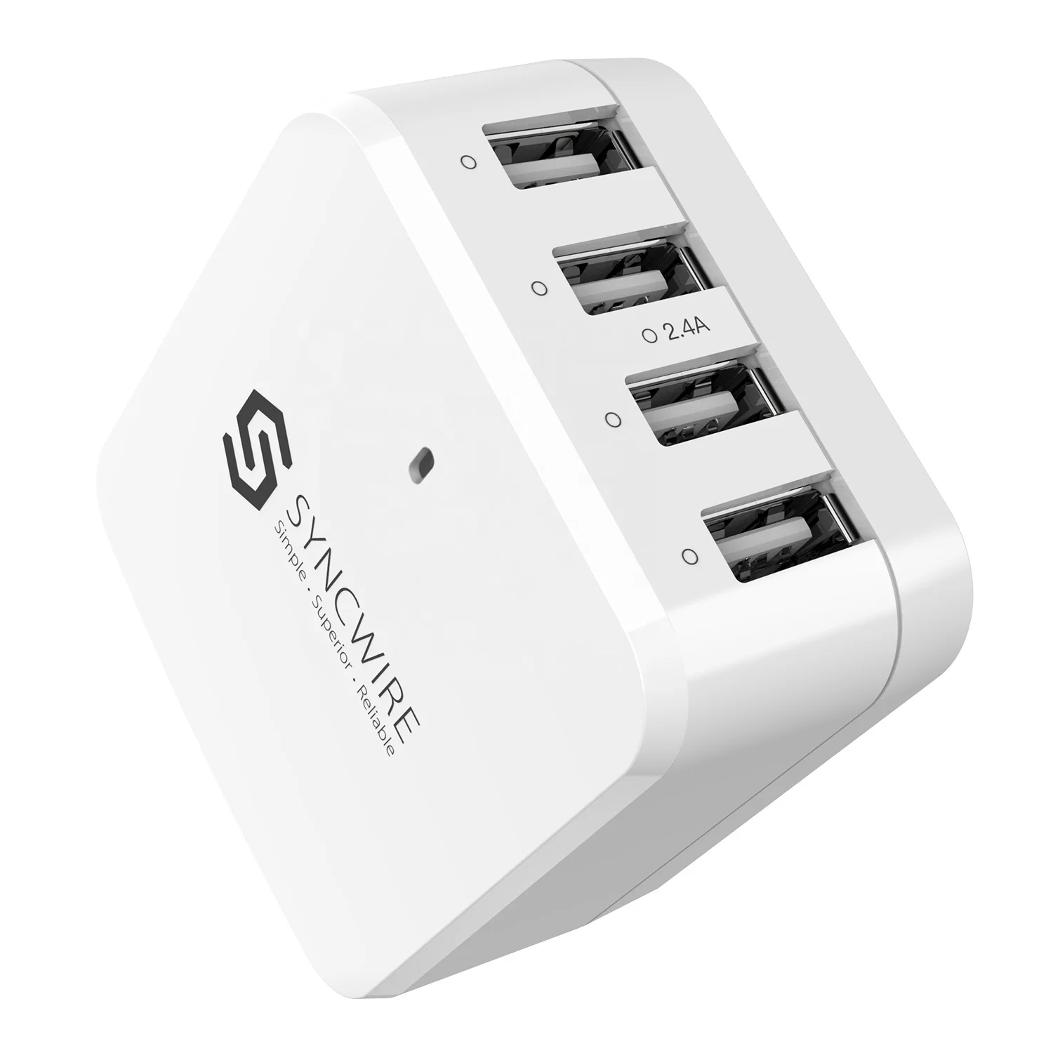 Обновленное Сетевое зарядное устройство Syncwire с 4 USB-портами 48 Вт/9 6