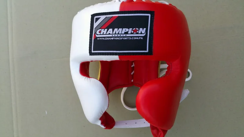 
Boxing Helmet MMA Muay Thai Headgear Head Chin Ear Cheek Protection Head Guard 