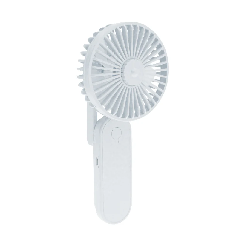 Portable Fold Handheld Fan Usb Charge Fan Speed Adjustable 3 Speed Hanging Multi-function Mini Rechargeable Charge Fan