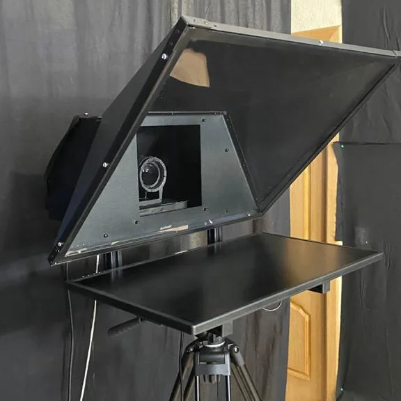 Teleprompter/Autocue with Convenient Remote Controller, Allows to Speak Fluently without Stuttering into the Camera, Low Price