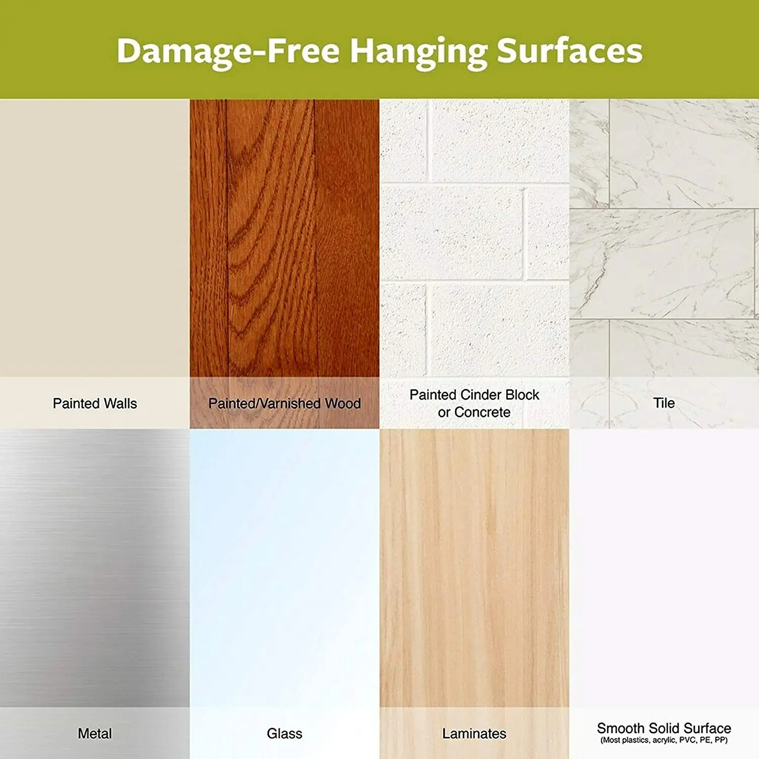 High  Quality Small & Medium Size Picture Hanging Strips for Framed Photos Picture & Artwork Without Damaging Walls