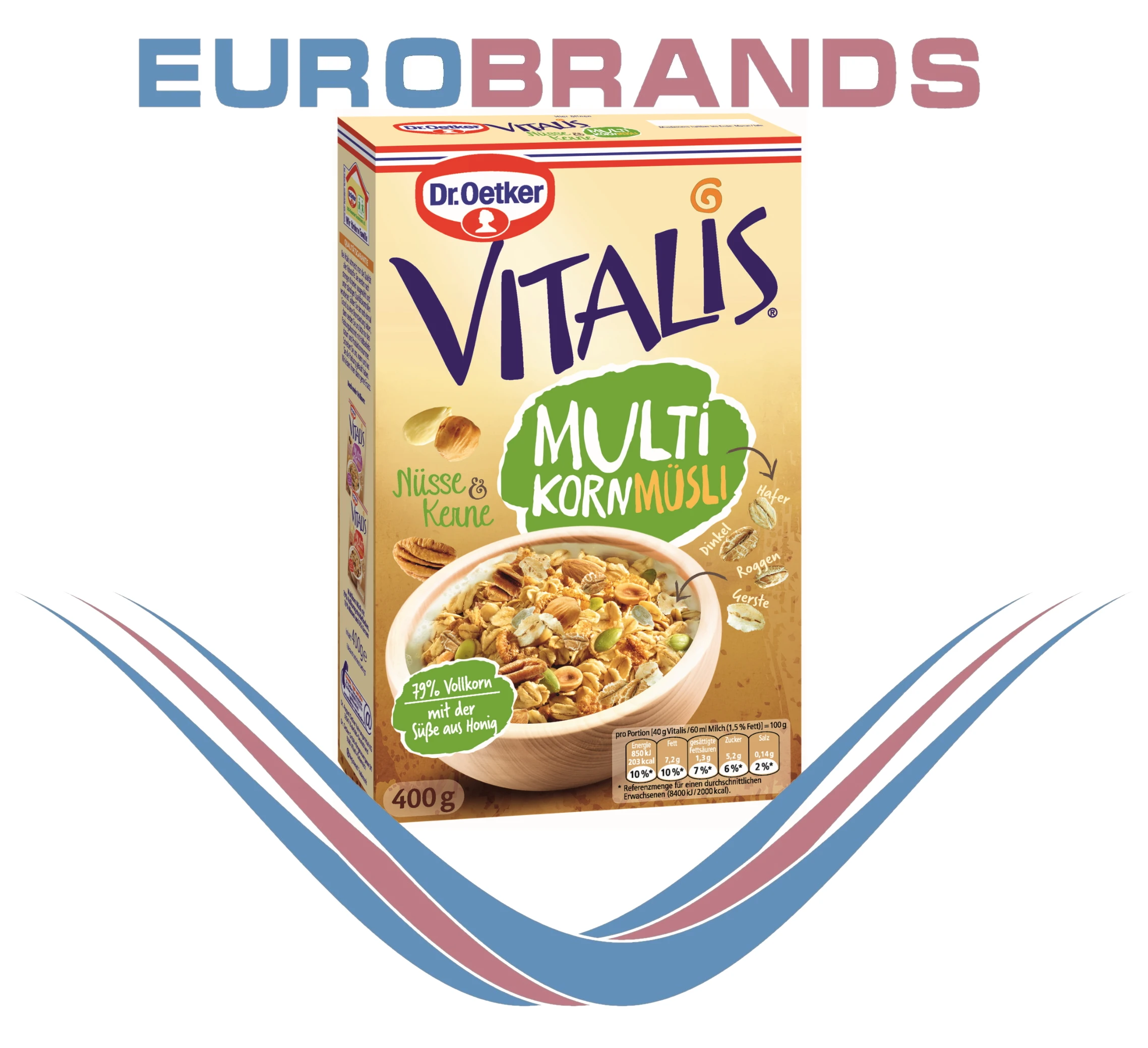 Dr.Oetker Vitalis - Multikorn Nusse & Kerne 400g