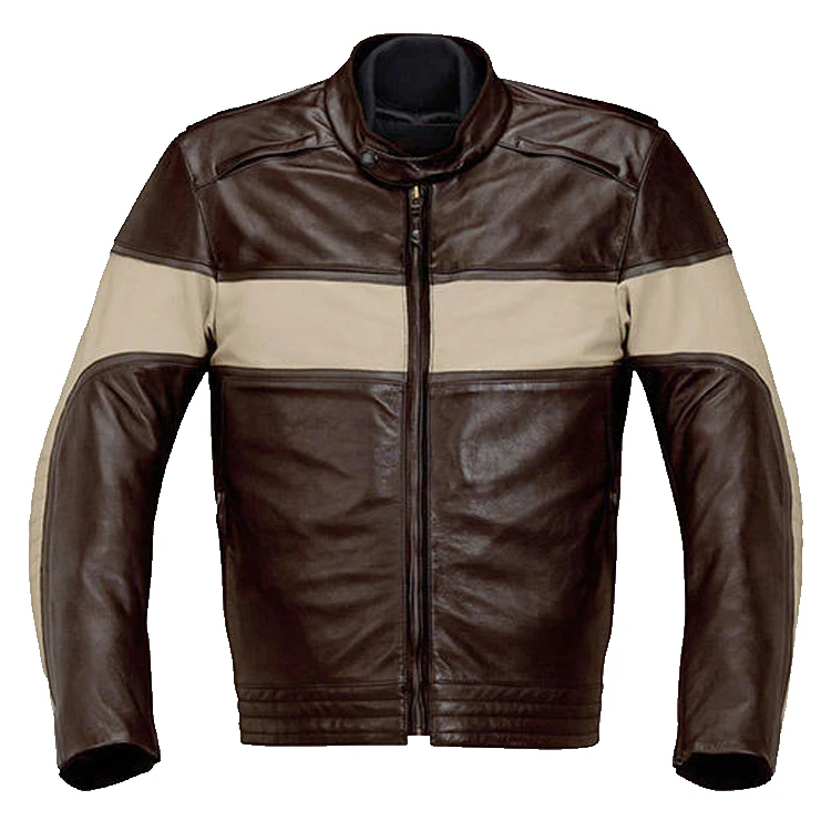 Custom Women Men Motorcycle Leather Jacket Touring Motorbike Cafe Biker With Genuine CE Armour