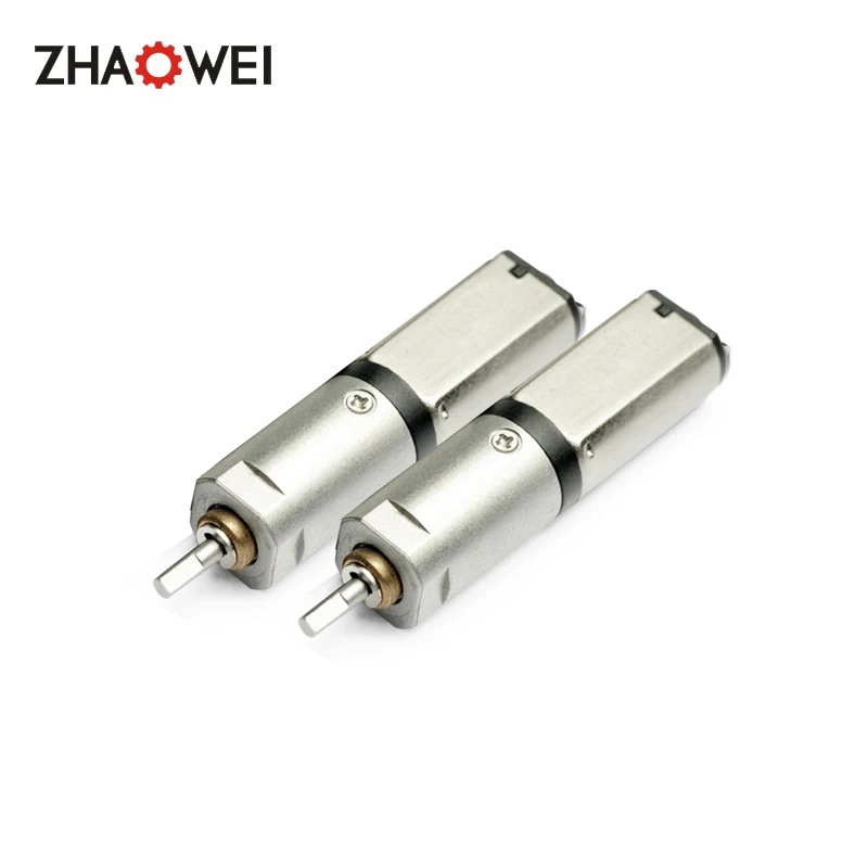 zhaowei 300 rpm 8mm Low Speed Micro Reduction Dc gear Motor With Gearboxes Made In China