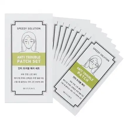 Skin care Make up Korean cosmetic [Missha] Speedy Solution Anti Trouble Patch Set (8EA)