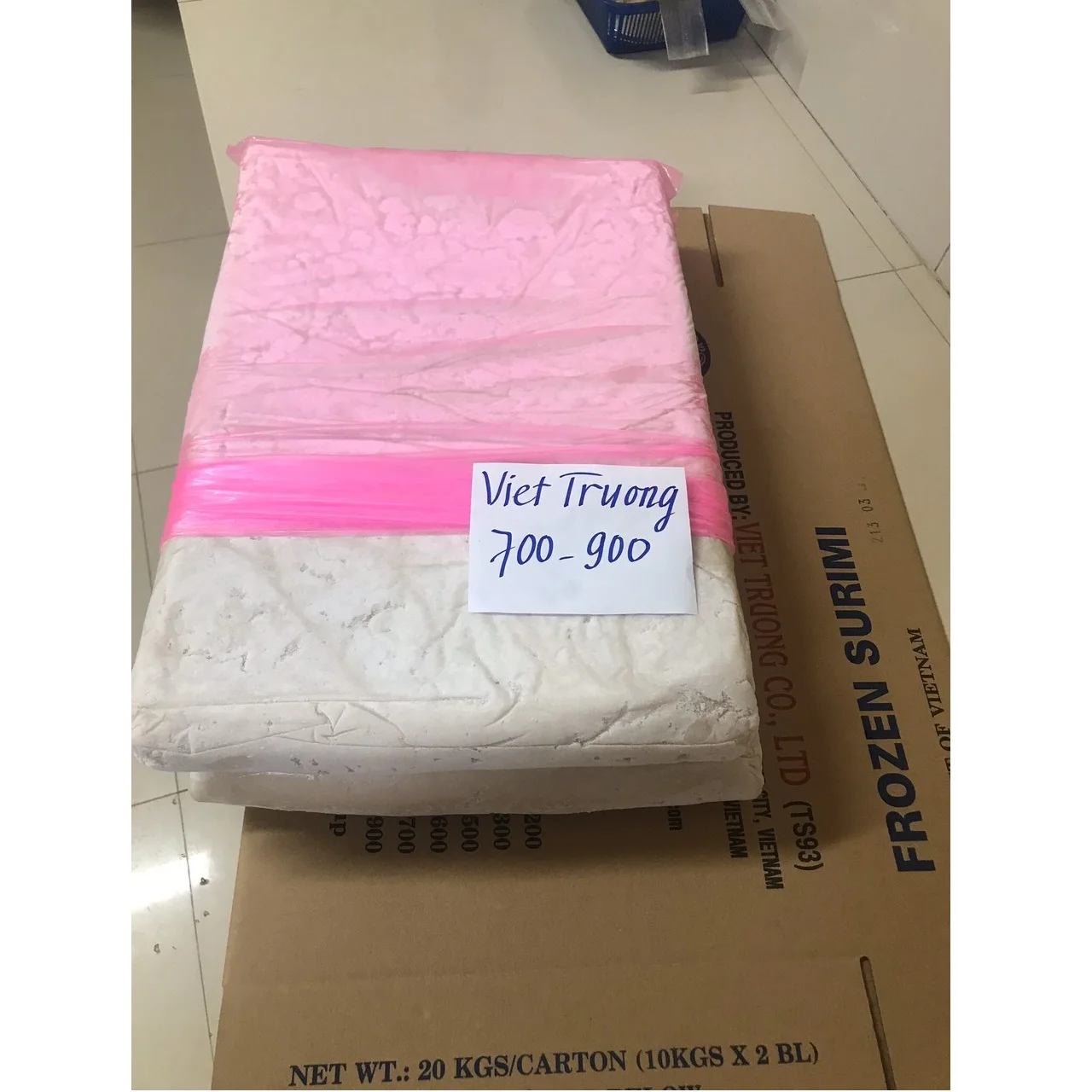 
HACCP Certification 24 Months Shell Life Box Packaging 20 KGM/Box Weight Frozen Surimi from Vietnam 