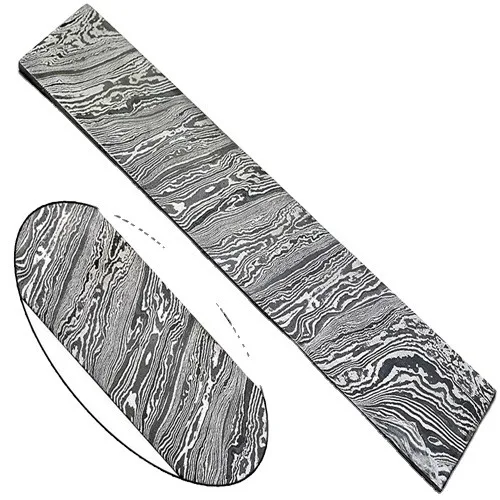 Штанга из дамасской стали ручной работы для изготовления ножей