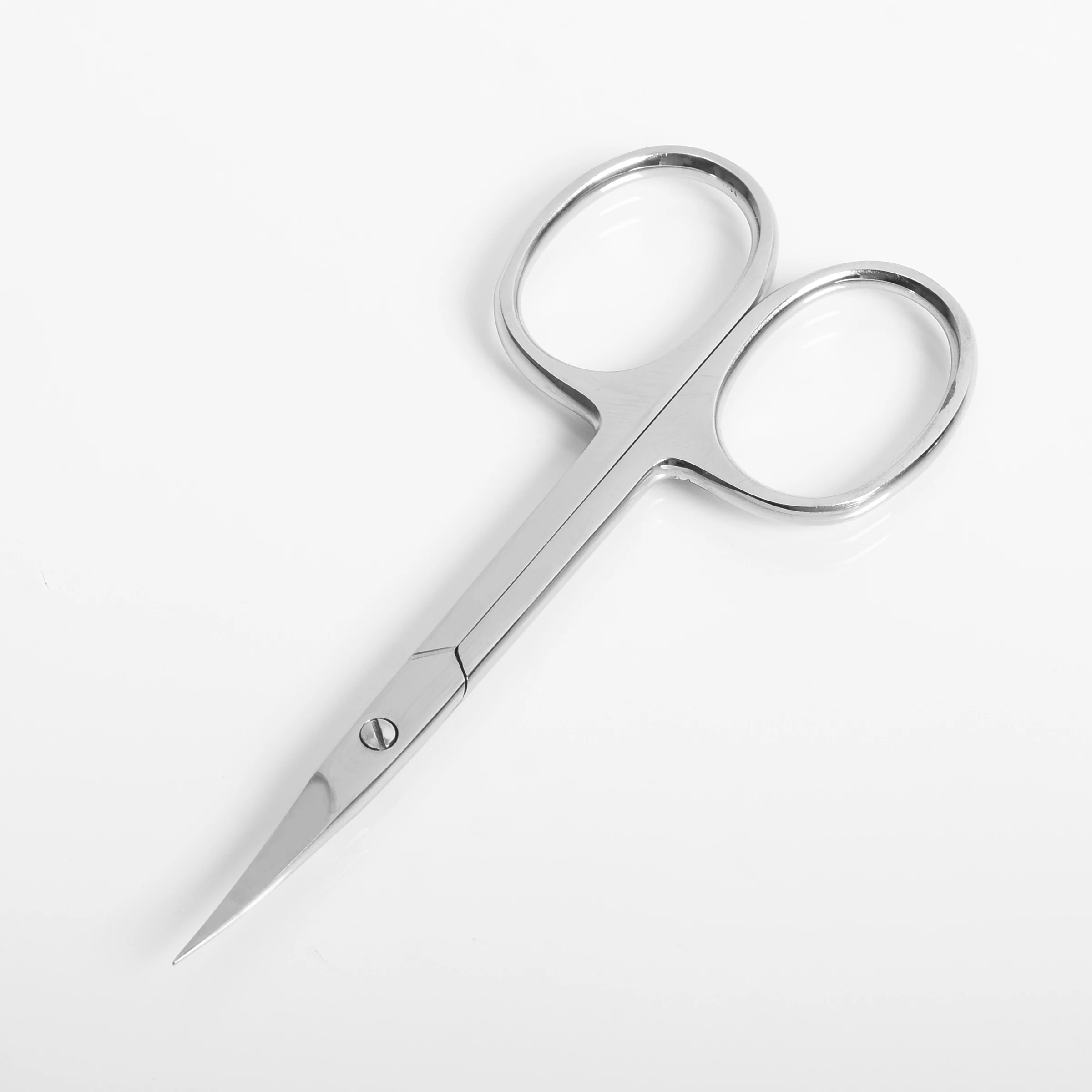 Fine Arrow Point Scissors Straight Scissors Cuticle Multipurpose Manicure Scissors Stainless Steel Custom Logo Powder