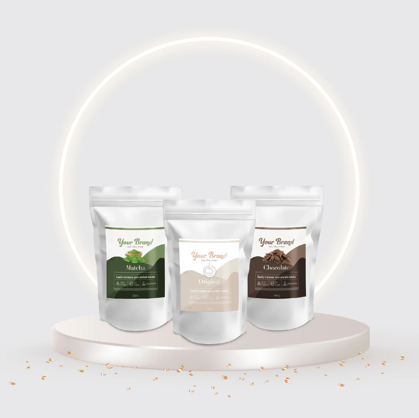  Золотой стандарт оптовая продажа сывороточный протеин торговой марки