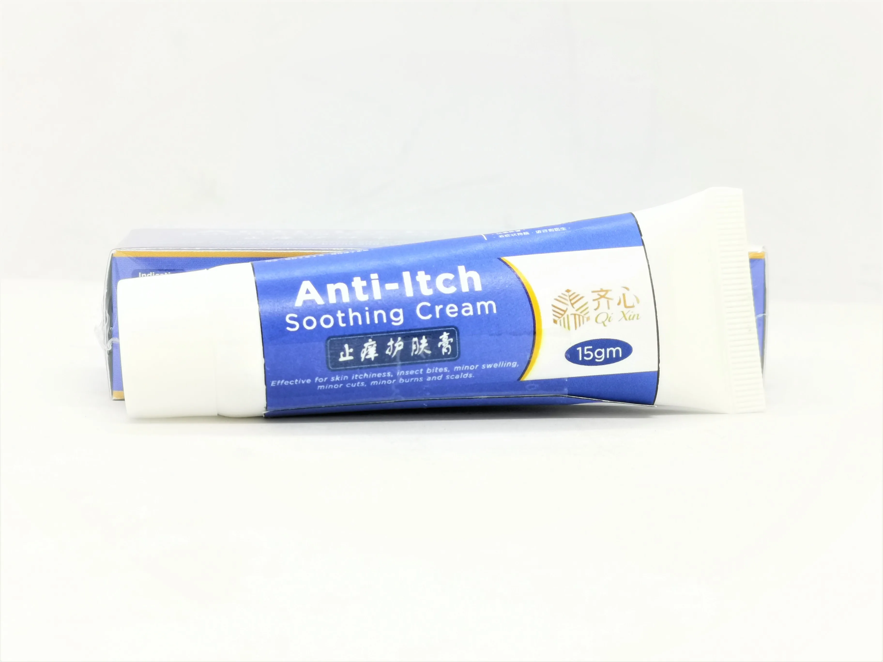 Insect Bites Minor Swelling Minor Cuts Minor Burns Qi Xin Anti-Itch Soothing Cream 15gm Skin Care Cream From Singapore