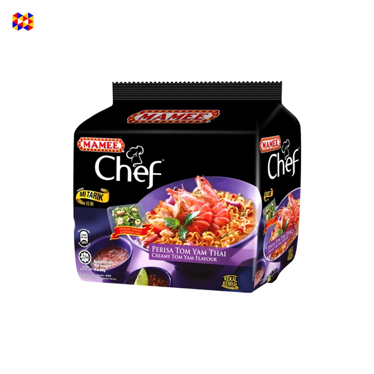 Top Selling Perfect Taste Instant Noodles Fried MAMEE CHEF Creamy Tom Yum Noodles Pack 4 x 88g for Bulk