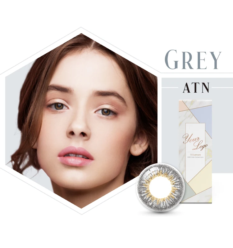 Top Tone Softlens Gray Color Monthly Contact Lenses