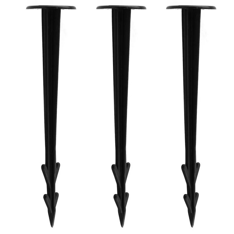 Plastic Heavy Duty Garden Stakes Circle Top for Weed Fabric Sod Erosion Blanket Landscape Fabric Sod Staples (1000)