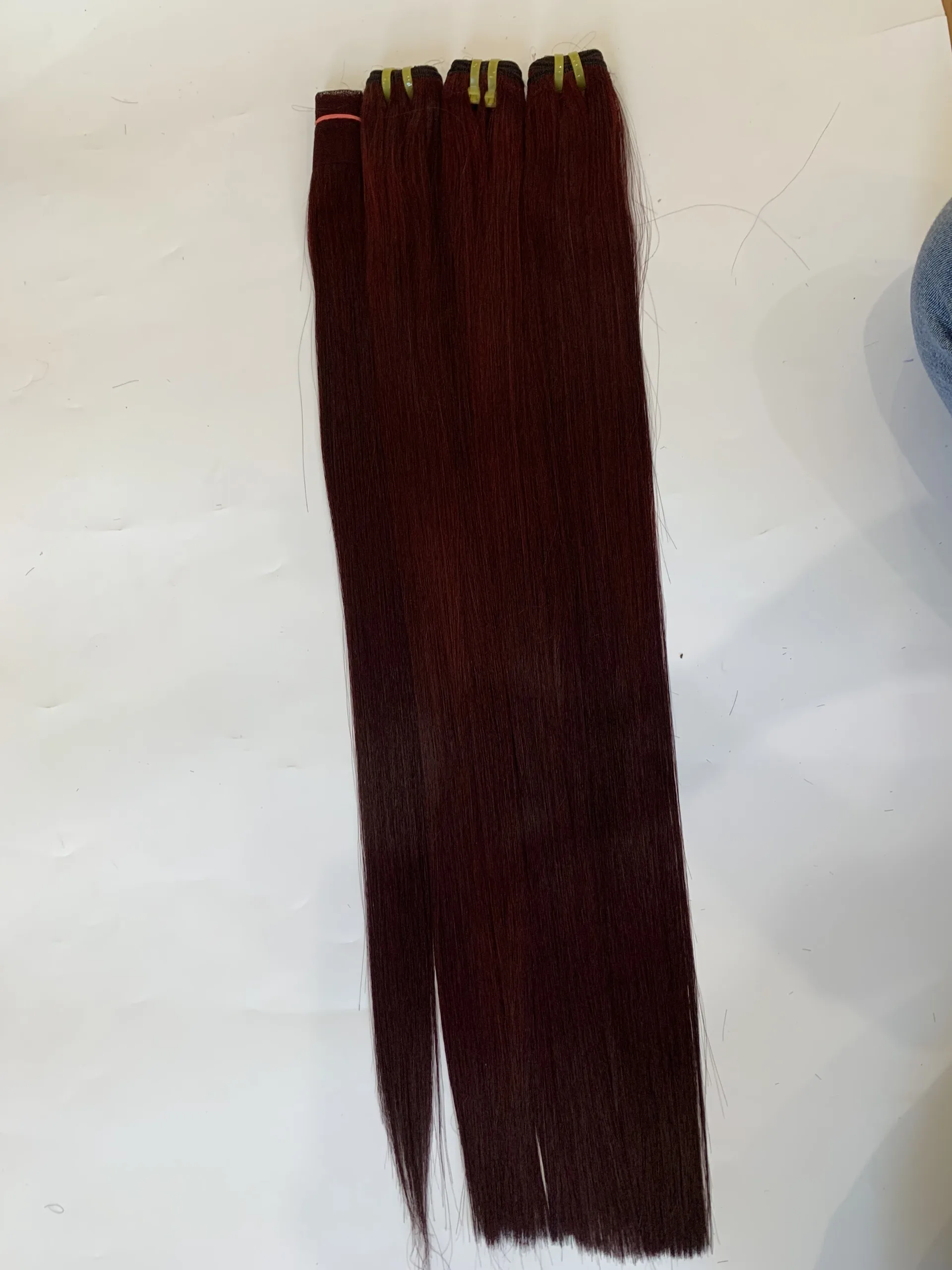 Пурпурные Цветные Супер двойные человеческие волосы прямые 28 'no tang no nit Лучшее качество 100% натуральные от Livihair Vietnam