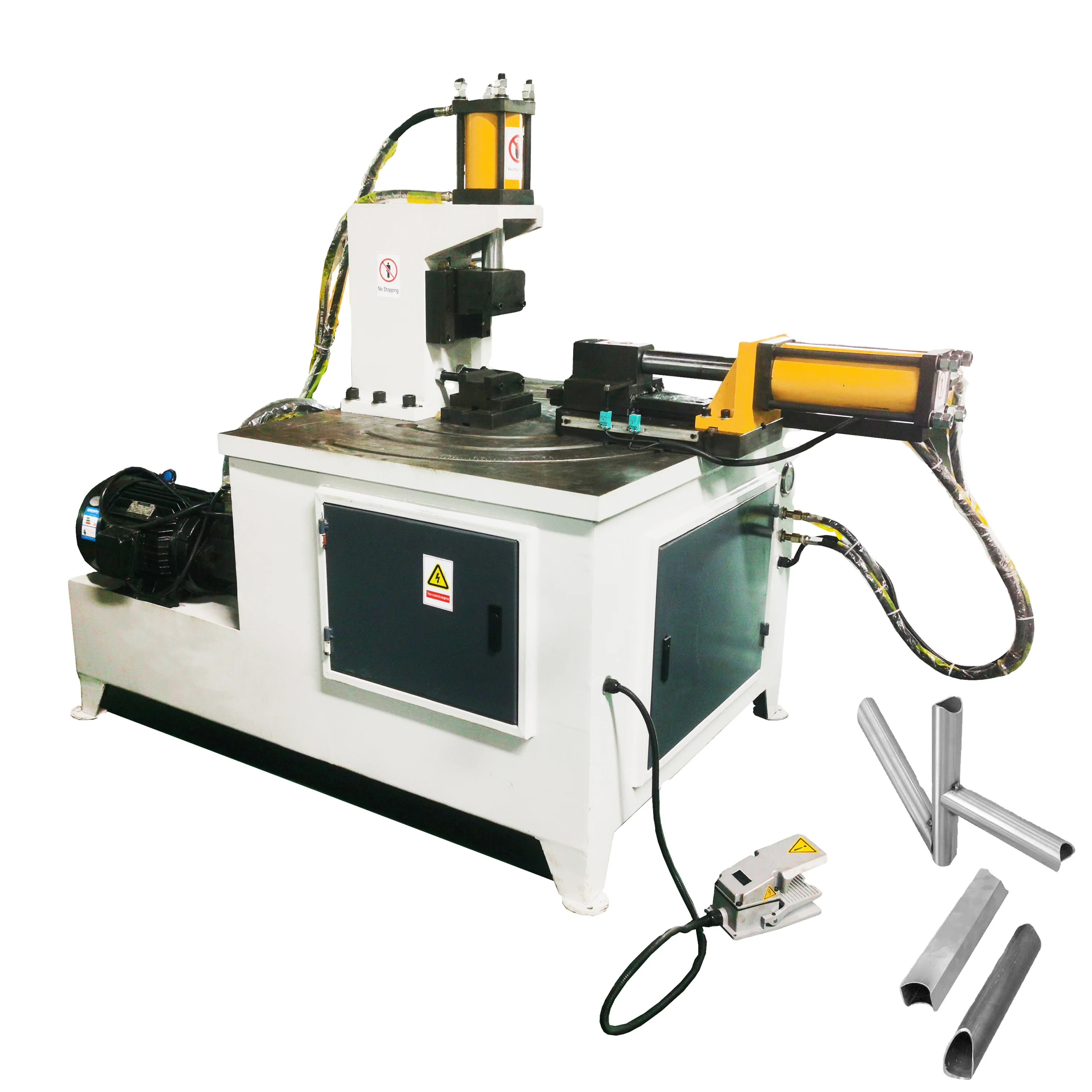Corner Notching Machine for Pipe and Tube End Cutting Machine with High Accuracy