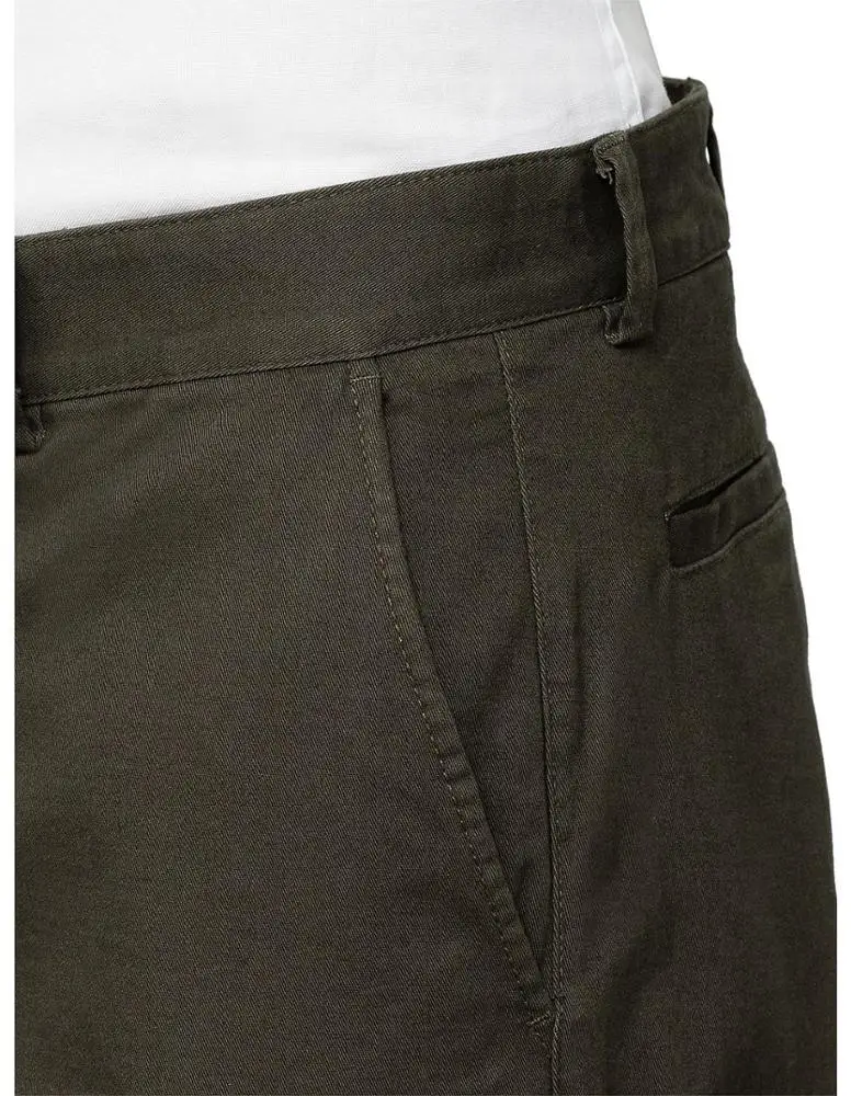 Custom OEM ODM brand casual trousers classic 100% cotton twill soft light slim fit straight men dress chino khaki trousers pants