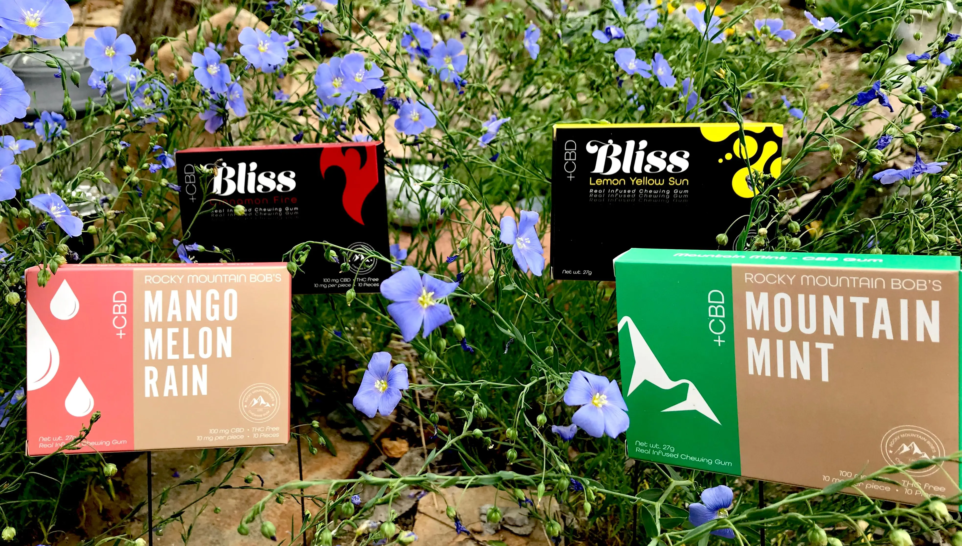 
Stress depression wellness sleep RMC CBD Chewing Gum - 10pack - 10mg/pc - 100mg - Assorted Pack 