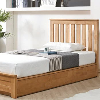  Высококачественная деревянная кровать в Корейском стиле прочная резиновая без встрясок только натуральное дерево с широким ящиком для хранения