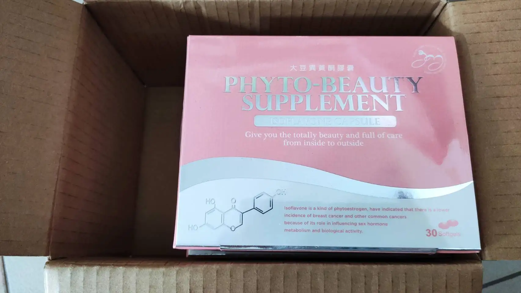 Natural Isoflavone Women Menopause Relief Hormonal Supplement