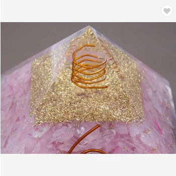 Wholesale Orgonite Pyramid | Large rose quartz orgone pyramid | Bulk Orgone pyramid